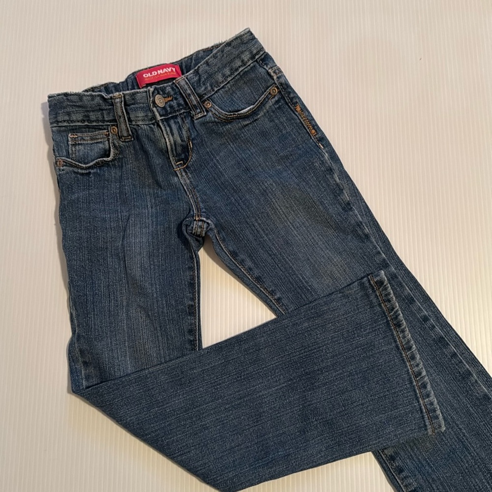Old Navy Adjustable waist Boot-Cut Jeans.  Girl’s size 6